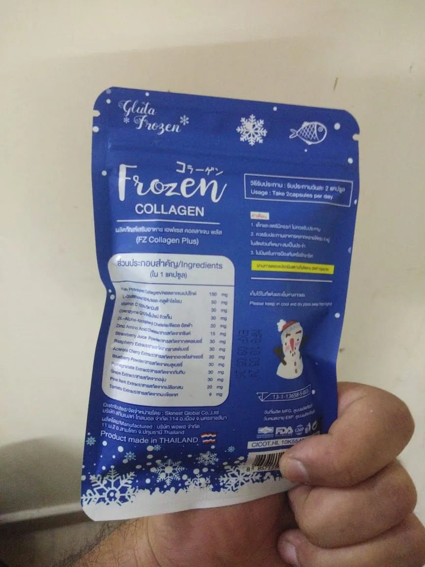 Frozen Collagen Whitening Capsules 60x10 for All Skin Types