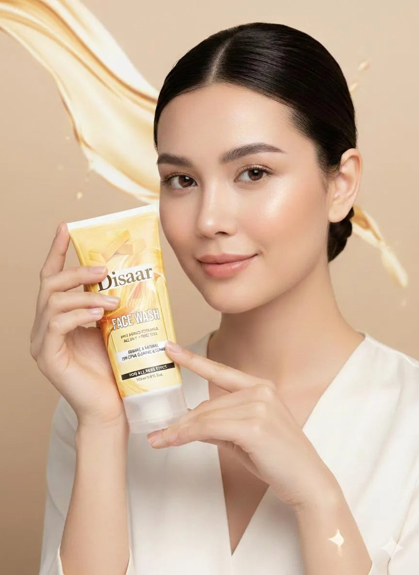 Disaar 24K Gold Collagen Face Wash 150ml All Skin Types Anti Aging Glowing