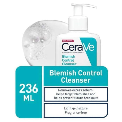 CeraVe Blemish Control Cleanser 236ml Acne Prone Oil Free