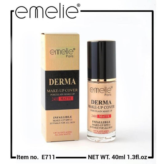 Emelie Derma Make-Up Cover Foundation SPF 15 Matte 40ml