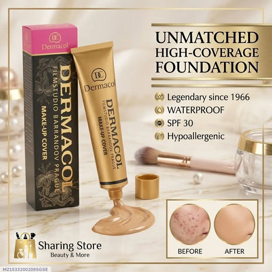 Dermacol Make-Up Cover Foundation – Full Coverage Waterproof SPF 30