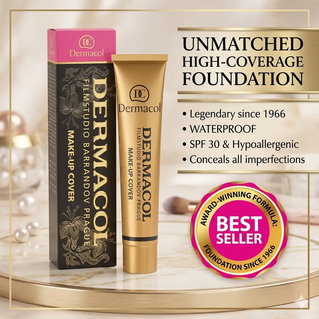 Dermacol Make-Up Cover Foundation – Full Coverage Waterproof SPF 30