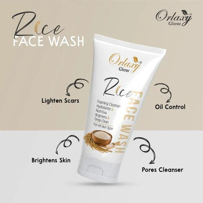 Rice Face Wash for Glowing Skin All Skin Types